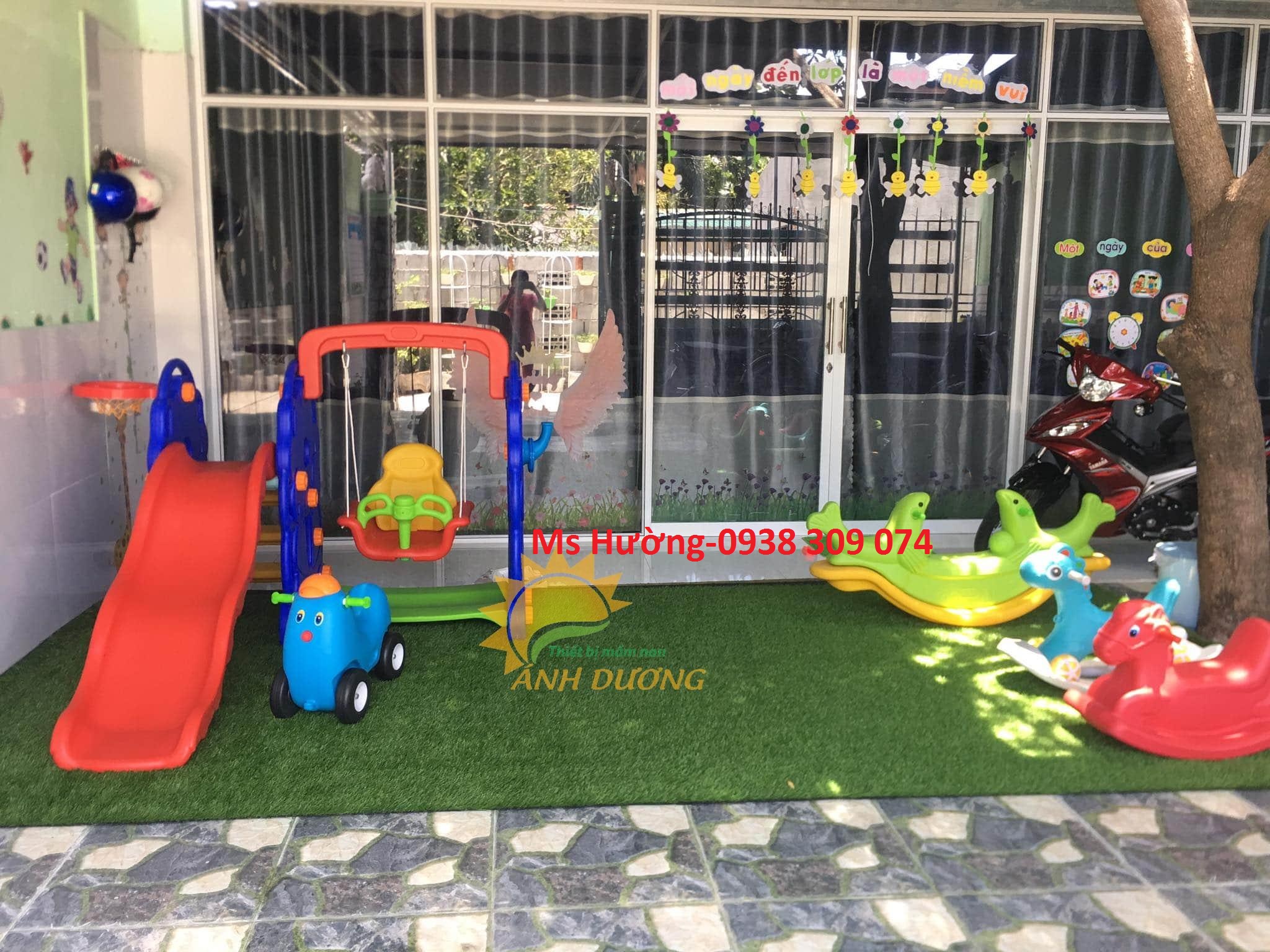 Cầu trượt con voi, con gấu dành nhập khẩu dành cho bé | BigBuy360 - bigbuy360.vn