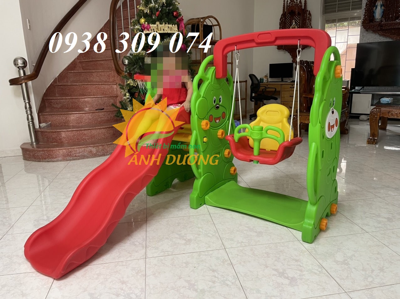 Cầu trượt con voi, con gấu dành nhập khẩu dành cho bé | BigBuy360 - bigbuy360.vn