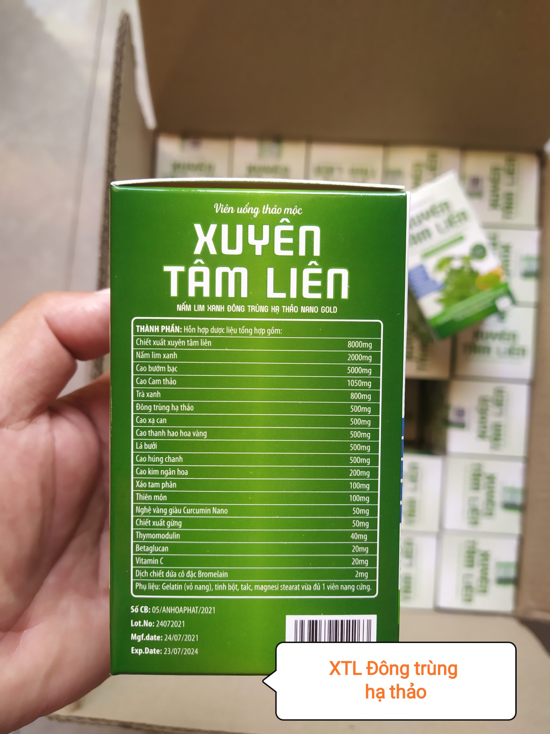 Viên Thảo Mộc Xuyên Tâm Liên Đông Trùng Hạ Thảo | BigBuy360 - bigbuy360.vn