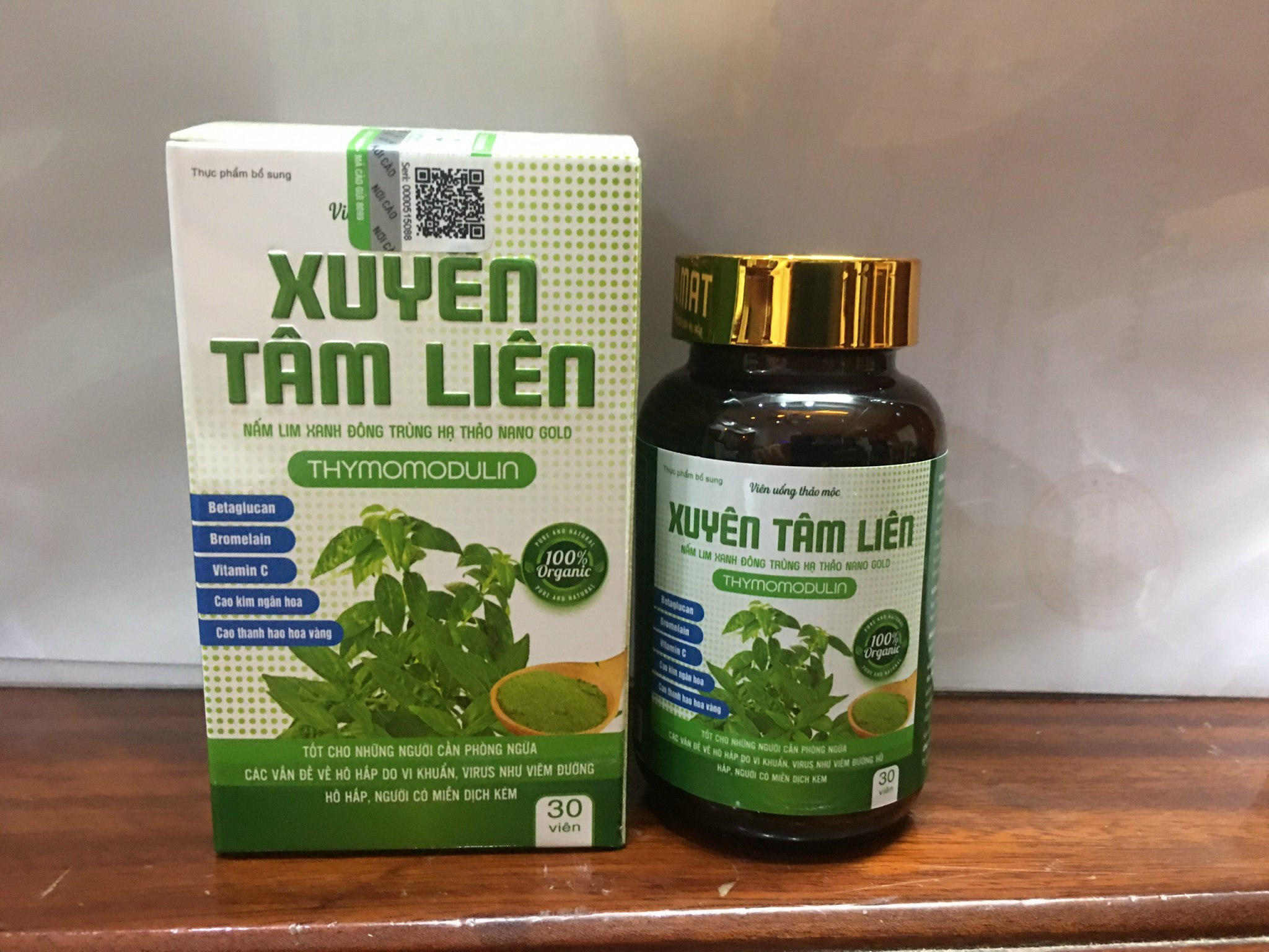 Viên Thảo Mộc Xuyên Tâm Liên Đông Trùng Hạ Thảo